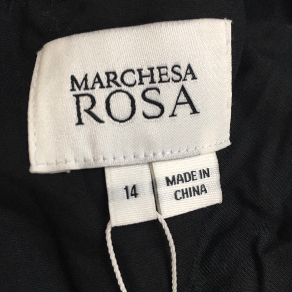 NWT Marchesa Rosa Nolana Midi Dress - Picture 14 of 16
